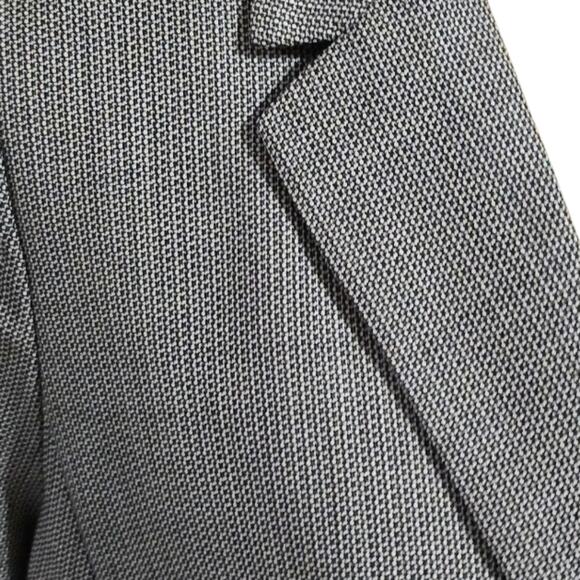 Talbots Wool Blend Houndstooth Skirt Blazer Suit Plus Size 12 W - Picture 6 of 14